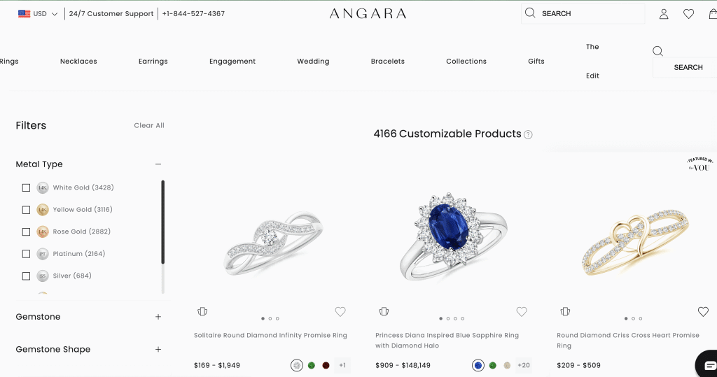 Comparison of Engagement Rings