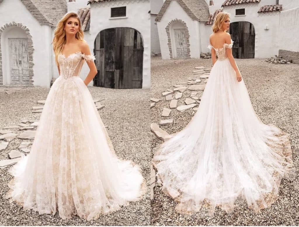 13 Best Belly Fat Wedding Dresses to Hide Belly and Arms GigWise