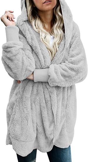 Super Soft Fluffy Hooded Dress