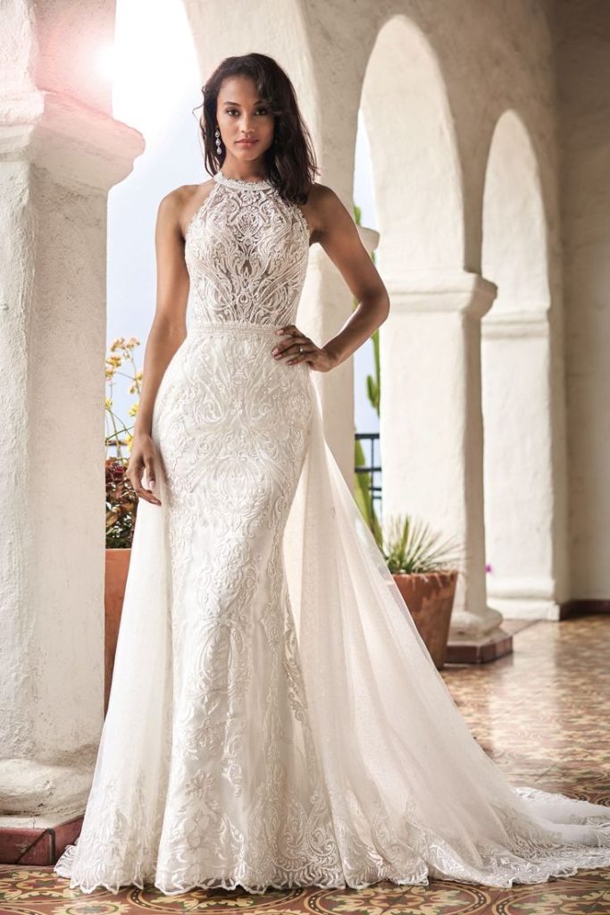 Halter Neck Wedding Dress