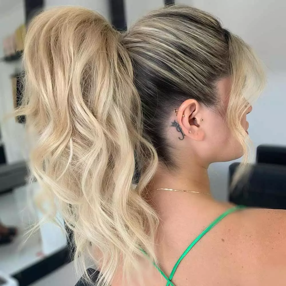 Sleek Ponytail with Volume