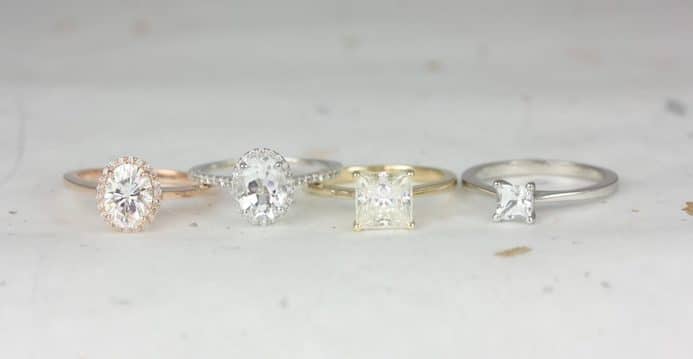 Differences Between Moissanite vs. White Sapphire