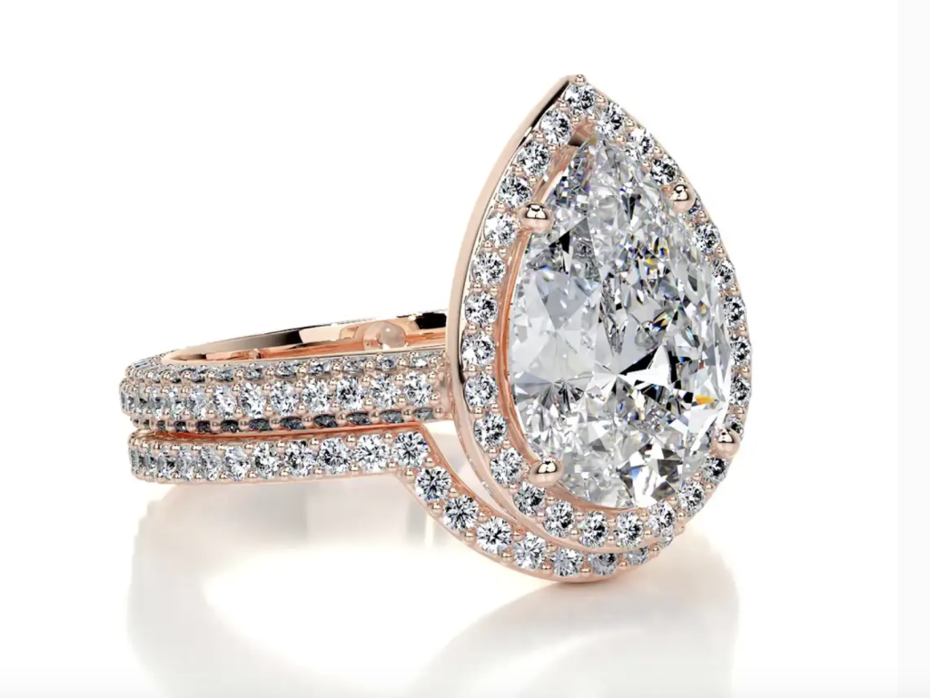 Maggie's Moissanite & Diamonds Bridal Set