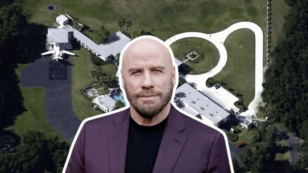 John Travolta house runway