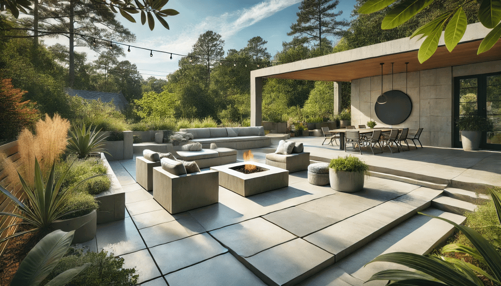 Top Concrete Design Trends for Patios and Outdoor Spaces in NC