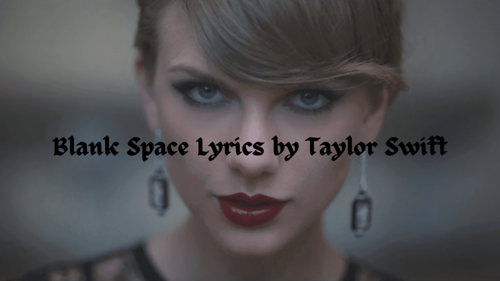 blank space lyrics