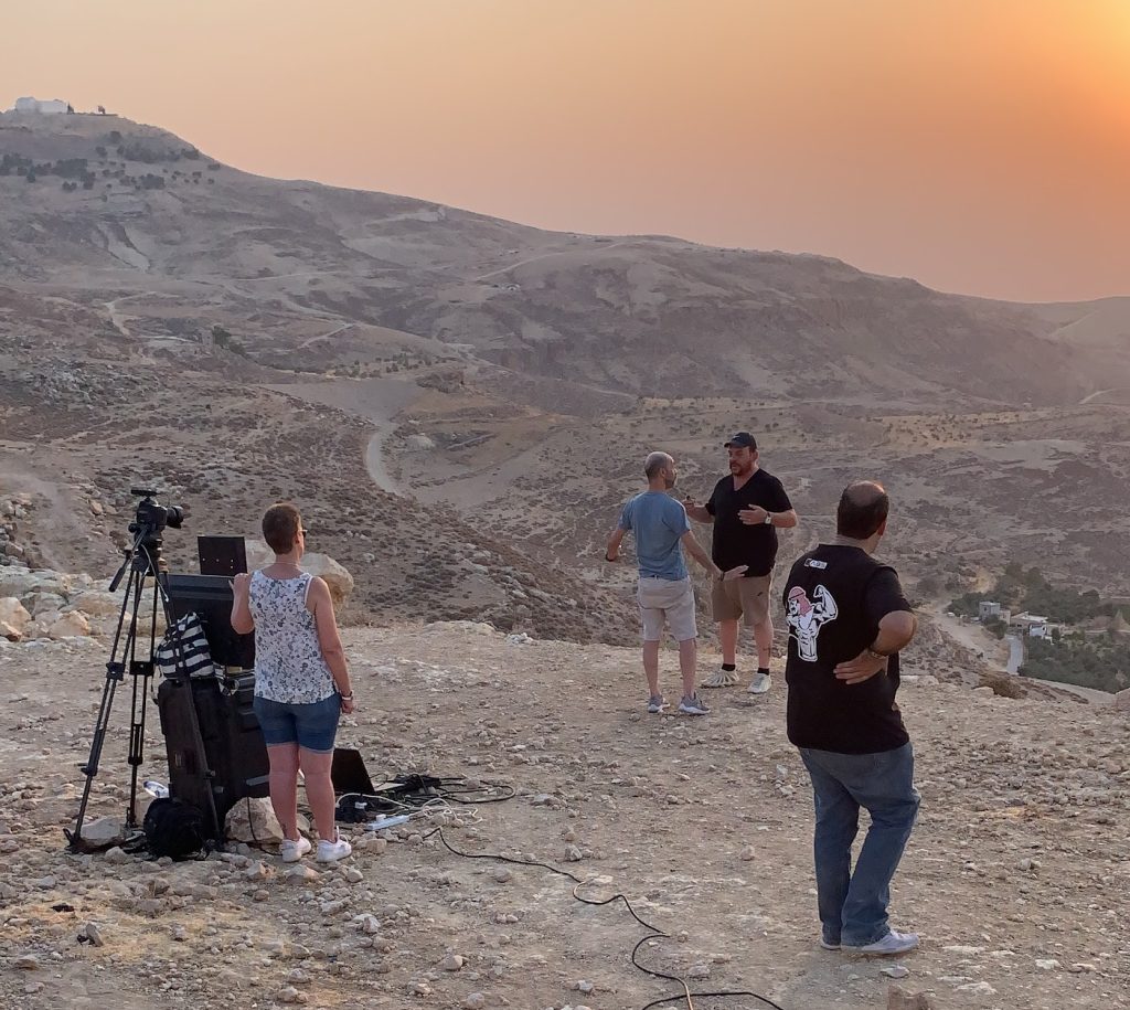 Phil Fischer preaches the Gospel on Palestinian border: A Powerful Sermon from Mt. Nebo