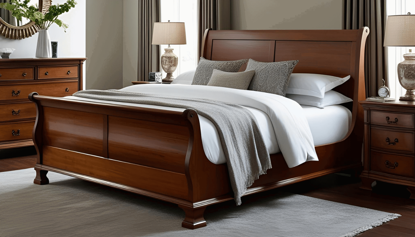 Sleigh Wooden Beds