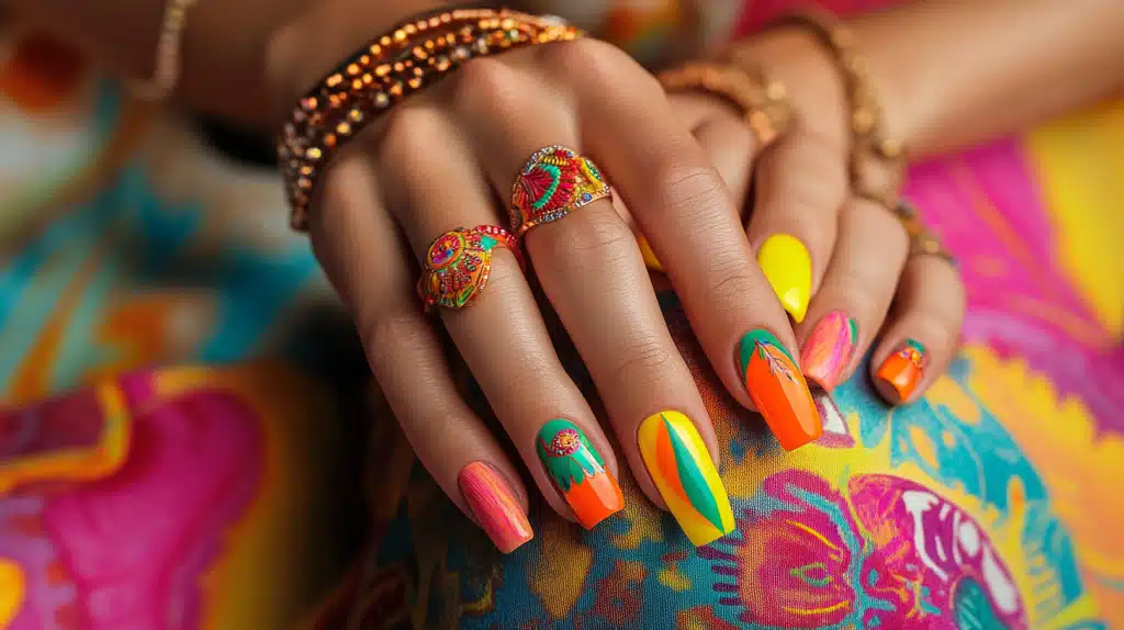 Why Everyone’s Stealing Their Summer Nail Vibes from Rock Legends