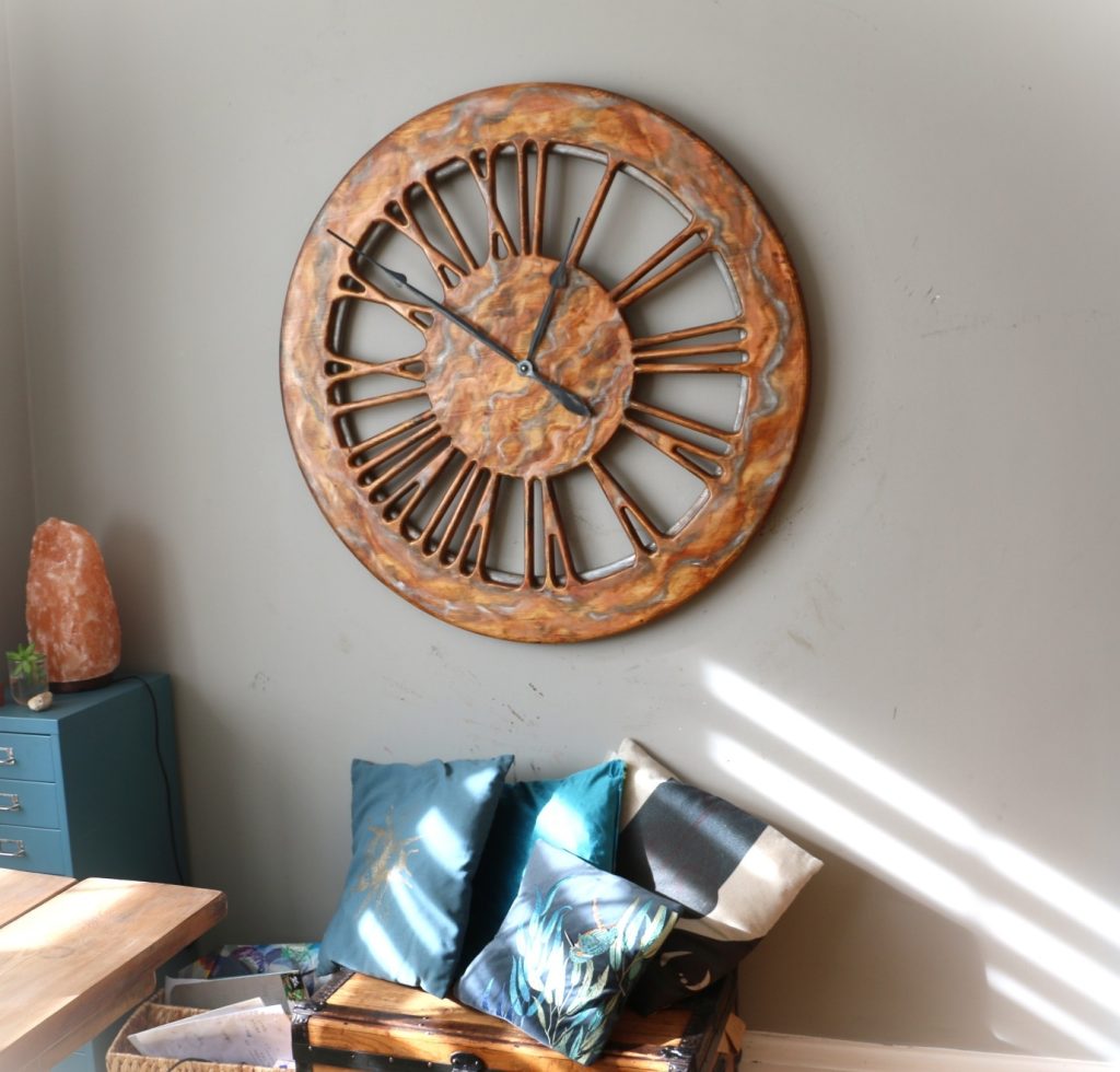 A clock on the wall AI-generated content may be incorrect.