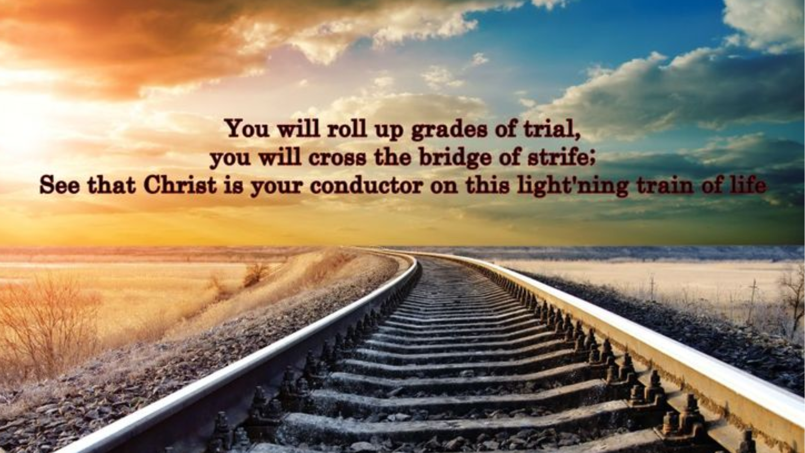 Life Is Like a Mountain Railroad Lyrics
