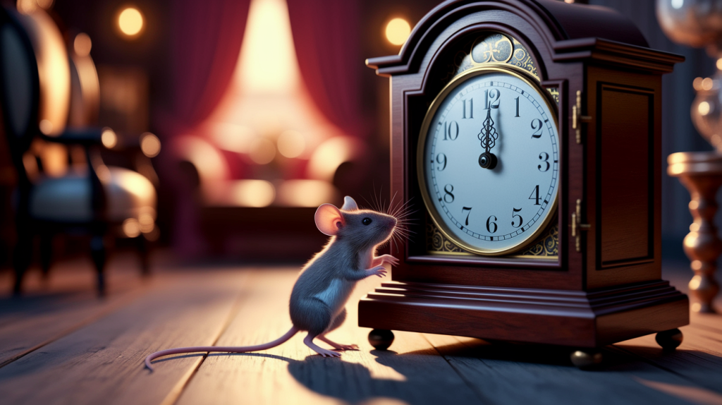 the mouse ran up the clock lyrics