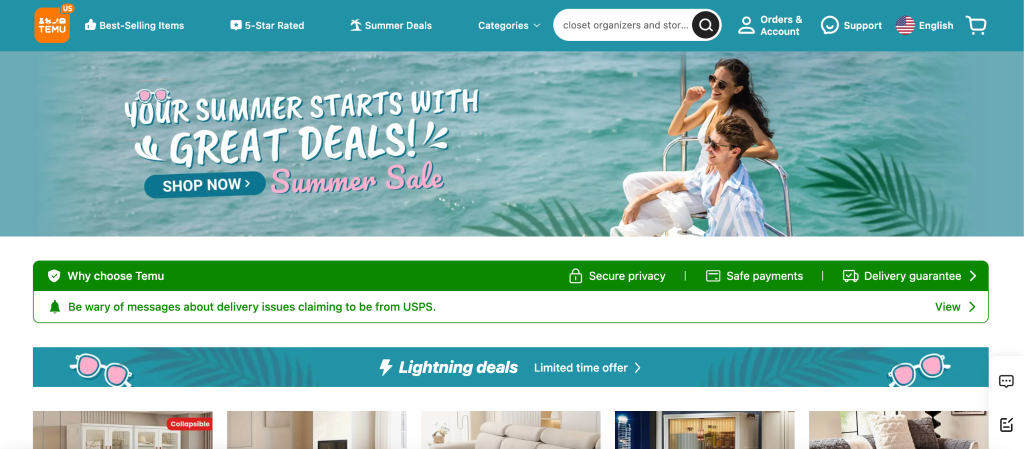 Refresh Your Home This Summer: Must-Have Deals from Temu’s Summer Sale